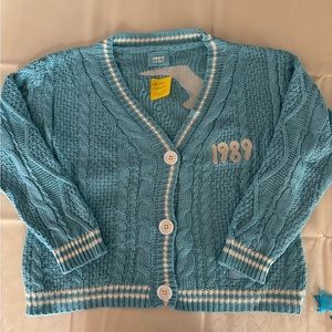 Official Taylor Swift 1989 Cardigan. NEW size XS/S